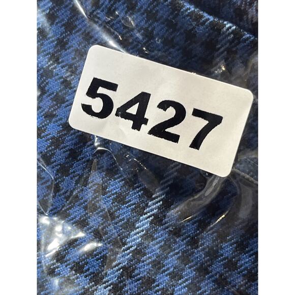 Aeropostle Plaid Mini Dress Womens Medium Blue Sleeveless Smocked Academia - Picture 9 of 9